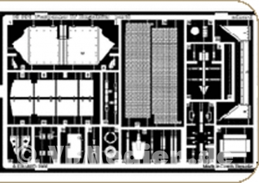Eduard 35330, Flakpanzer IV Kugelblitz fitting for Dragon, 1/35