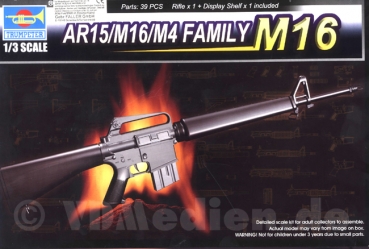 AR15/M16/M4 FAMILY M16, Trumpeter 01901, 1:3