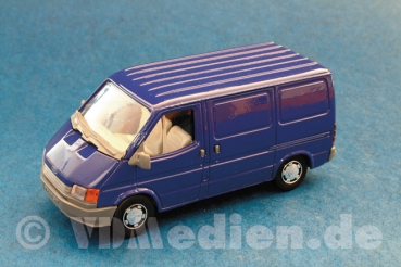 Ford Transit, blau, geschlossen, M 1:35 Schabak 1300/1301