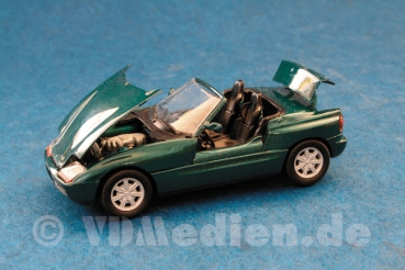 BMW Z1 mit Senktür, grün metallic, M 1:43 Schabak 1160
