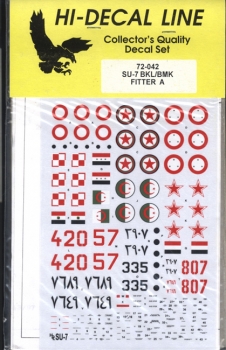 Hi-Decal Line 72-042, Su-7 BKL/BMK Fitter A 1:72