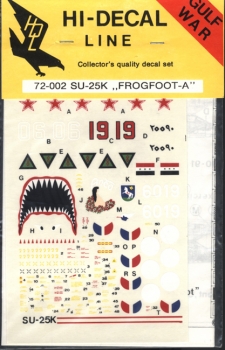 Hi-Decal Line 72-002, Su-25K 