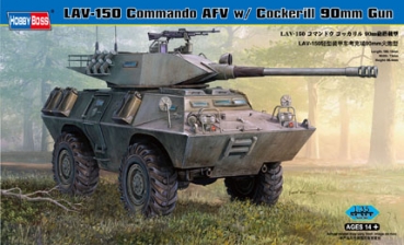 Hobby Boss, LAV-150 Commando AFV w/ Cockerill 90mm Gun, 1:35, 82422