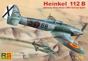 Heinkel 112B Spain, RS Models, 1:72, (92140)