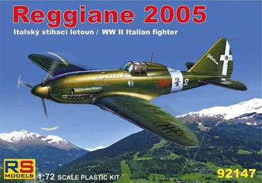 Reggiane 2005 WW II Italian Fighter, RS Models, 1:72, (92147)