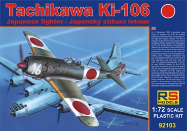 Tachikawa Ki-106 RS Models, 1:72, (92103)