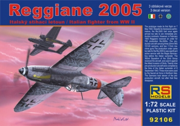 Reggiane 2005 Italian Fighter WWII RS Models, 1:72, (92106)