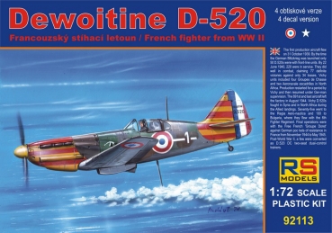 Dewoitine D-520, RS Models 92113, 1:72