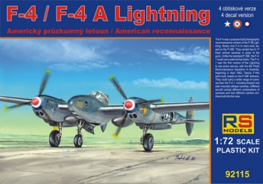 F-4/F-4A Lightning, RS Models, 1:72, (92115)