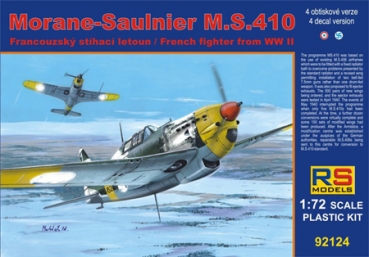 Morane-Saulnier M.S.410 French Fighter WWII, RS Models, 1:72, (92124)