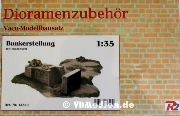 Bunkerstellung mit Panzerturm, R2 Modelle 13311, M 1:35
