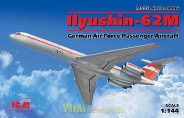 Ilyushin-62M - German Air Force Passenger Aircraft, ICM 14406, 1:144