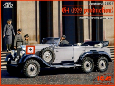 G4 (1939 production) German Car with Passengers - ICM 35531, M 1:35