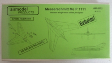 Messerschmitt Me P.1111 1:72 Airmodel Resin 2072